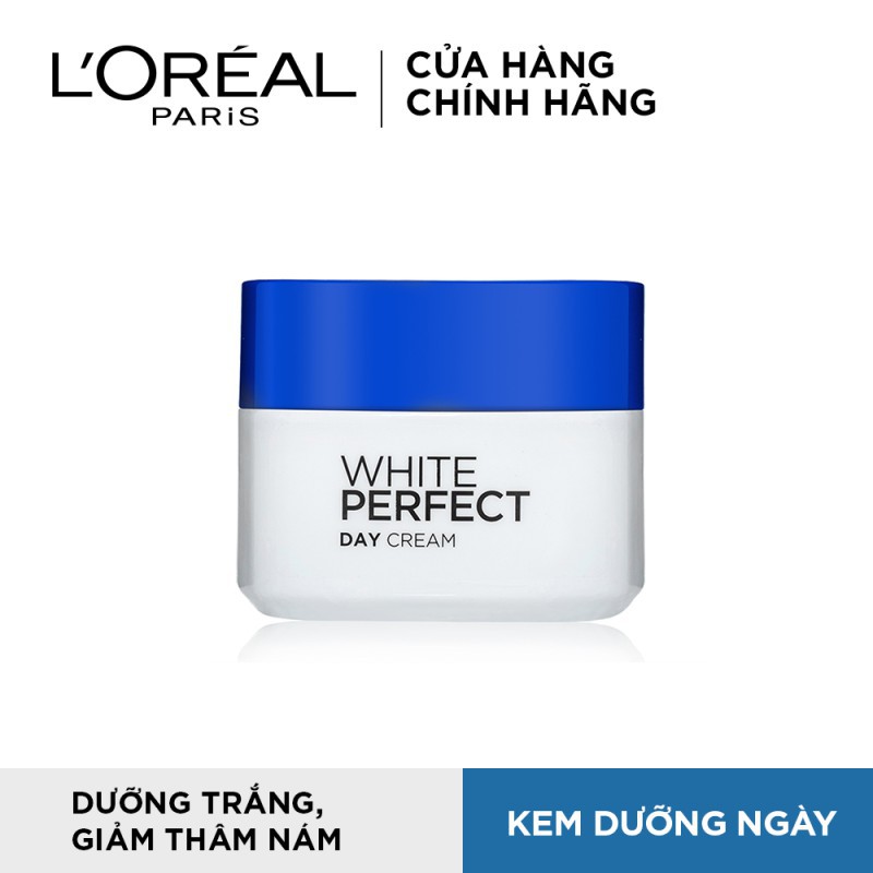 [Chính hãng] Kem dưỡng trắng da vitamin L’Oreal Paris White Perfect ban ngày SPF17 PA++ 50ml (Kem ngày)