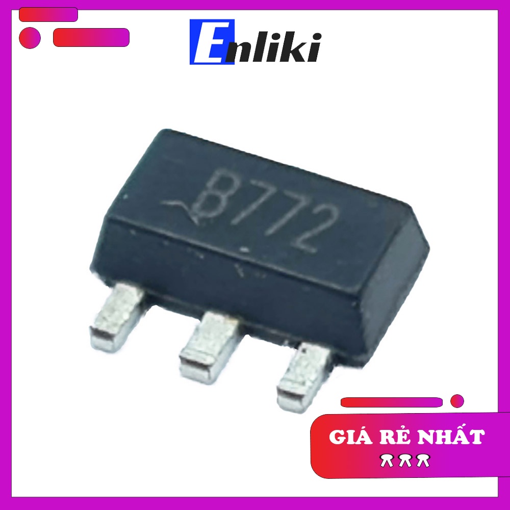 Bộ 2 Chiếc B772 2SB772 TRANS PNP 3A 30V SOT89