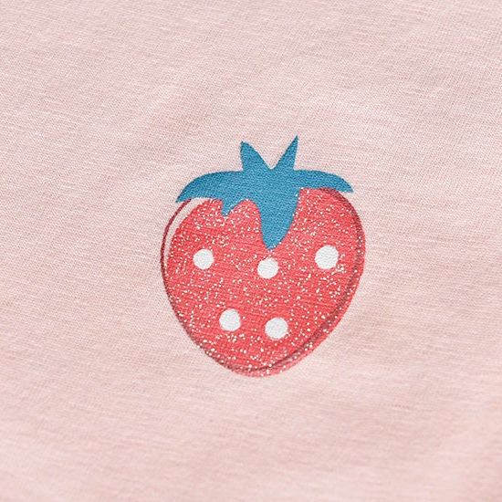 Đầm Công Chúa Phối Lưới In Họa Tiết Dâu Tây Ngọt Ngào Thời Trang Mùa Hè Hàn Quốc 202