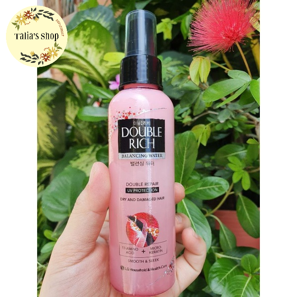 - Nước xịt dưỡng tóc Double Rich chăm sóc tóc KHÔ XƠ, HƯ TỔN, UỐN NHUỘM