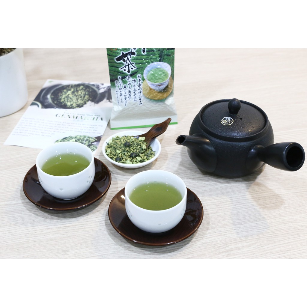 Trà gạo rang genmaicha cao cấp - HÀNG CHÍNH HÃNG