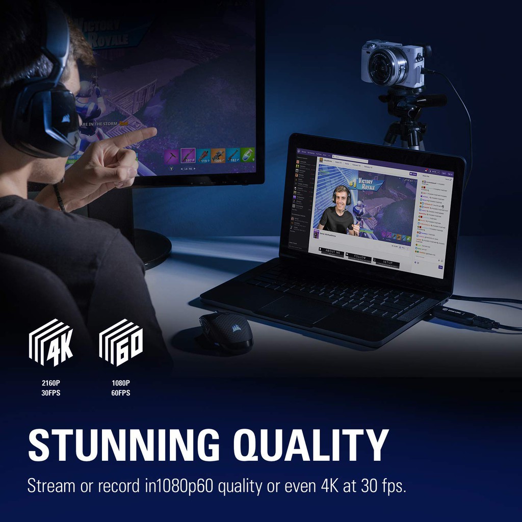 CAMLINK ELGATO 4K - HỖ TRỢ ĐỘ PHÂN GIẢI LÊN TỚI 3840x2160p30