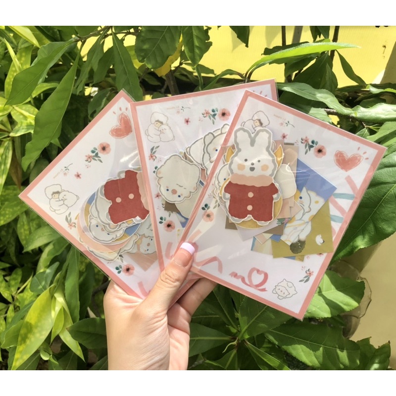 Set 20 miếng dán sticker trang trí sổ