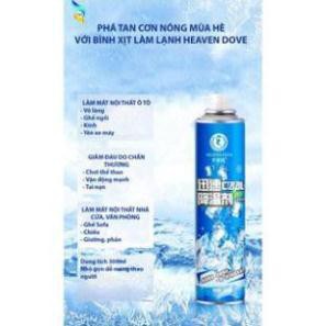 Bình Xịt Làm Lạnh Tức Thì tramieshop68, Chai Xịt Làm Mát Nội Thất Ô Tô, Làm Mát Cơ Thể, Giảm Đau Do Chấn.Thương