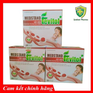Thực phẩm bổ sung sắt MEDSTAND FEVITOL- Hộp 20 Viên