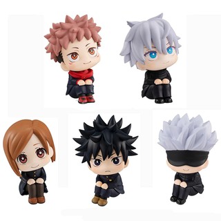 Mô hình PVC kiểu nhân vật Anime Jujutsu Kaisen Yuji Itadori Gojo Satori làm quà tặng dành cho trẻ em 10cm