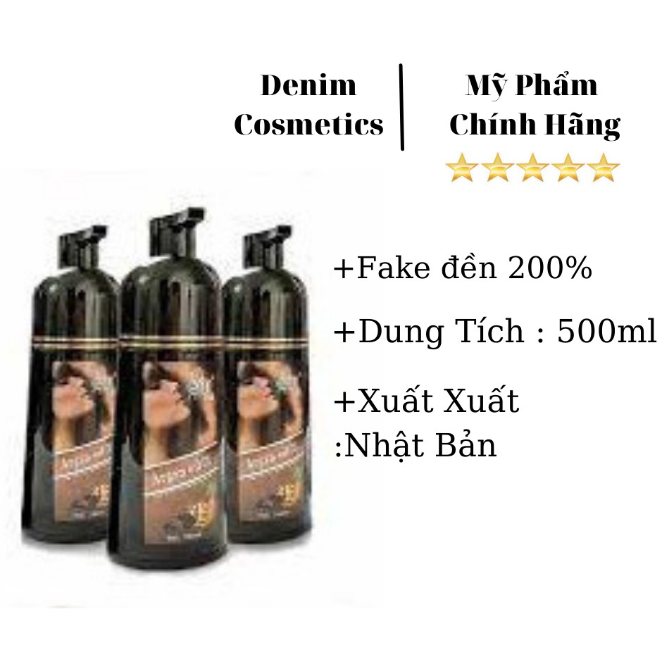 Dầu gội phủ bạc sinhair - NHẬT Bản tóc đen - nâu đều màu đẹp tự nhiên - FAKE ĐỀN 200%