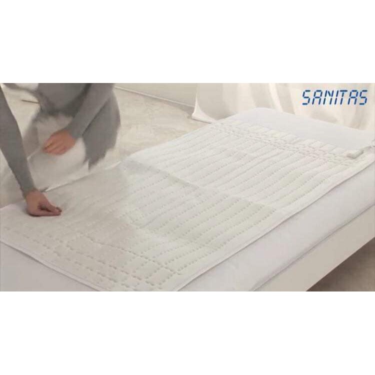 Đệm điện Sanitas công suất 60W Đệm sưởi điện long cừu giữ nhiệt mùa đông - Hàng Đức