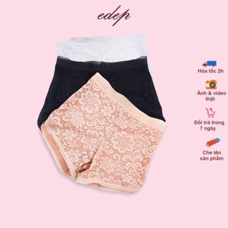 Quần đùi ren mặc váy Mặc Trong Kiểu Hoa Cúc 2019