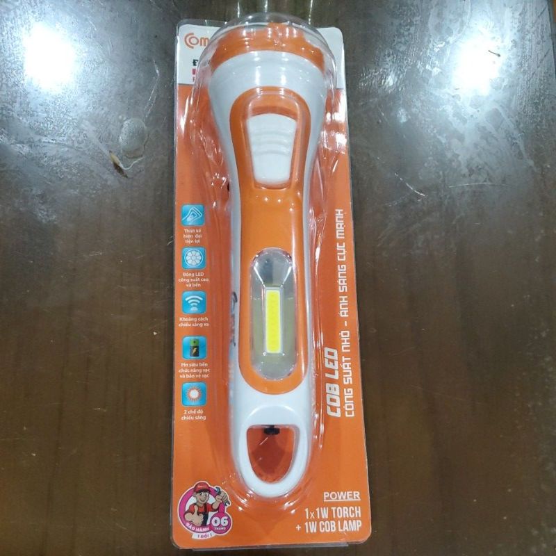 Đèn pin sạc led CRT453 Comet 2w