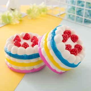  Squishy - Bánh Gato 3 Tầng khổng lồ (11x6.5cm) |Loamini565  A-11410