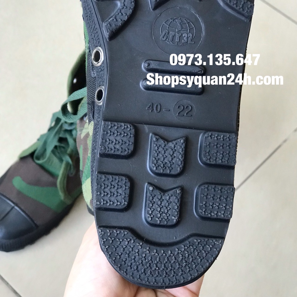 Giày Vải Bảo Hộ Lao Động - Đế Cao Su - Công Ty 32