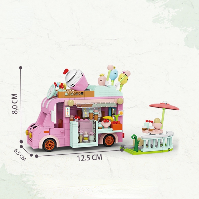 Bộ Đồ Chơi Lắp Ráp Mô Hình Xe Hơi Mini Dành Cho Trẻ Em