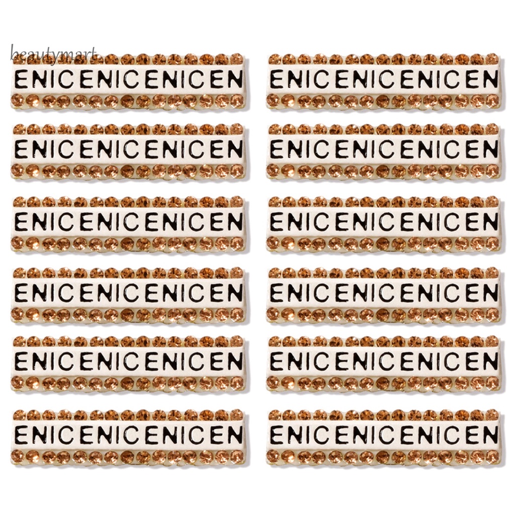 [Hàng mới về] Miếng dán trang trí móng tay in họa tiết chữ cá tính