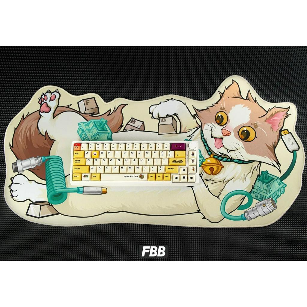 Deskpad Cat Mat Mèo cực xinh- Tấm lót bàn làm việc- ZOOPC STORE