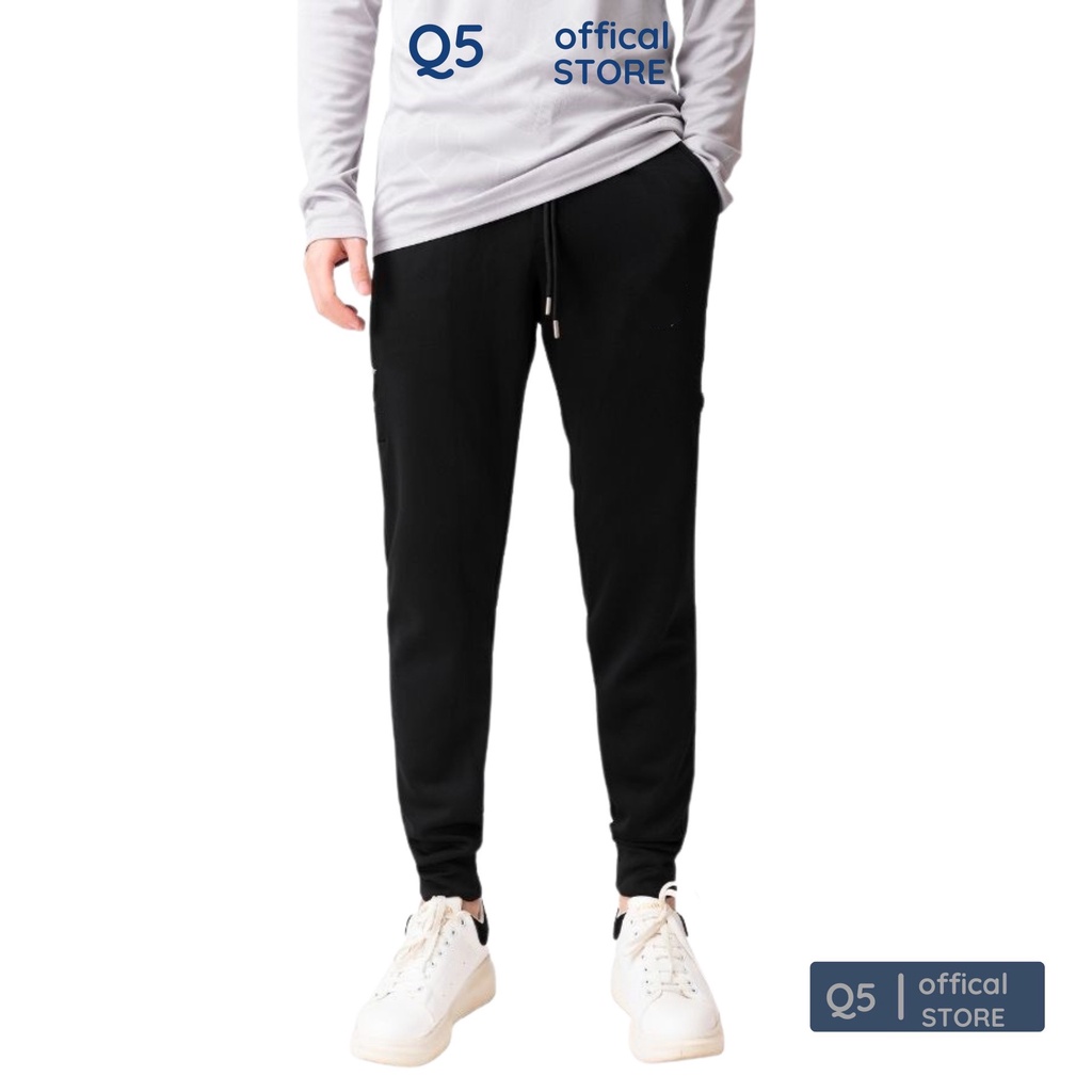 Quần jogger nam nữ thể thao dài ống bo, Q5,chất dày dặn co giãn cao cấp