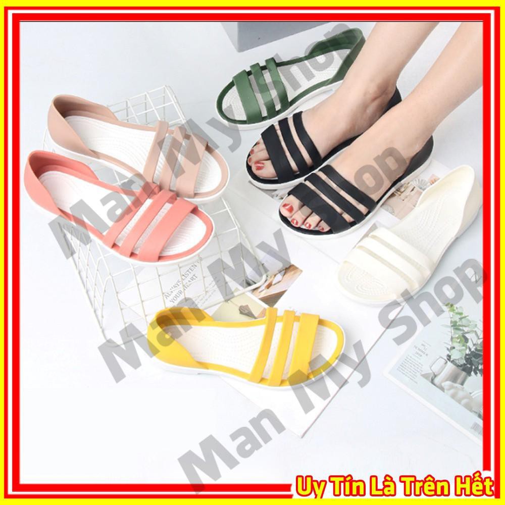 Dép Đế Bệt Nữ, Giày Thoáng Mát Đi Biển Mùa HèThời Trang Hàn Quốc Đẹp Giá Rẻ 6020 Man My Shop