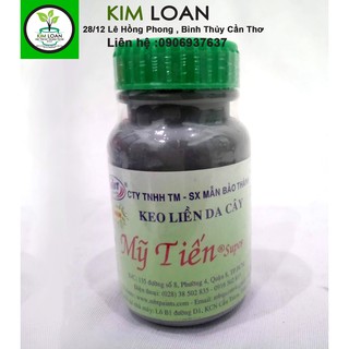 Keo liền da cây Mỹ Tiến đen hũ 100g
