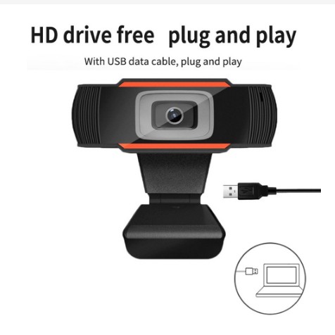 Webcam 720 Hd (usb Cable + 3.5mm) Kèm Mic