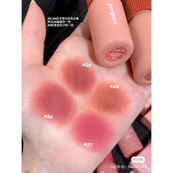 SON KEM PERIPERA INK VELVET TINT NUDE