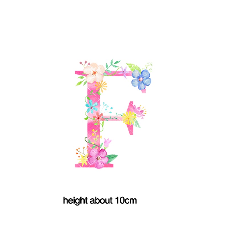 Pink flower Miếng Dán Ủi Quần Áo / Túi Xách Họa Tiết Hoạt Hình Xinh Xắn diy