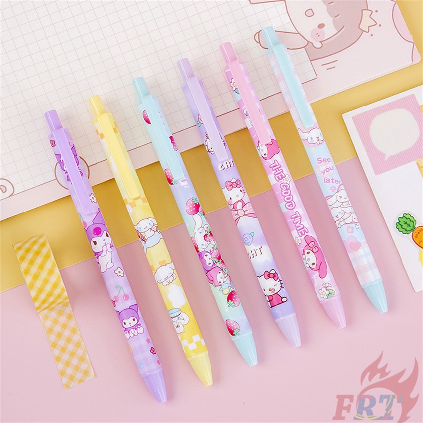 1 Cái ❀ Bút Sanrio Màu Kẹo ❀ Bút Mực Gel Hình Hello Kitty Cinnamoroll Kuromi My Melody Dễ Thương Cho Trường Học/Văn Phòng