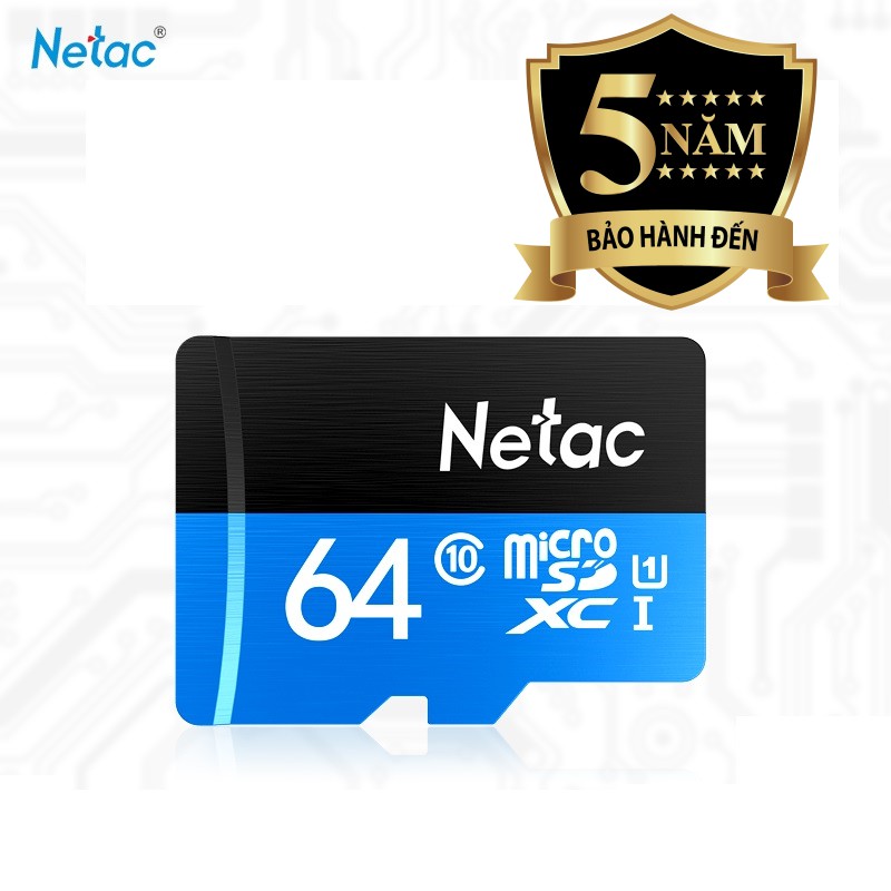 [BH 5 NĂM] Thẻ Nhớ Micro Sdhc Netac 64GB