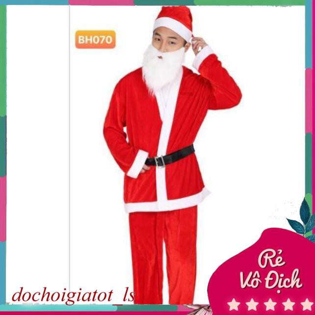 BỘ QUẦN ÁO ÔNG GIÀ NOEL CHO CẢ TRẺ EM VÀ NGƯỜI LỚN CÙNG PHỤ KIỆN CÁC LOẠI