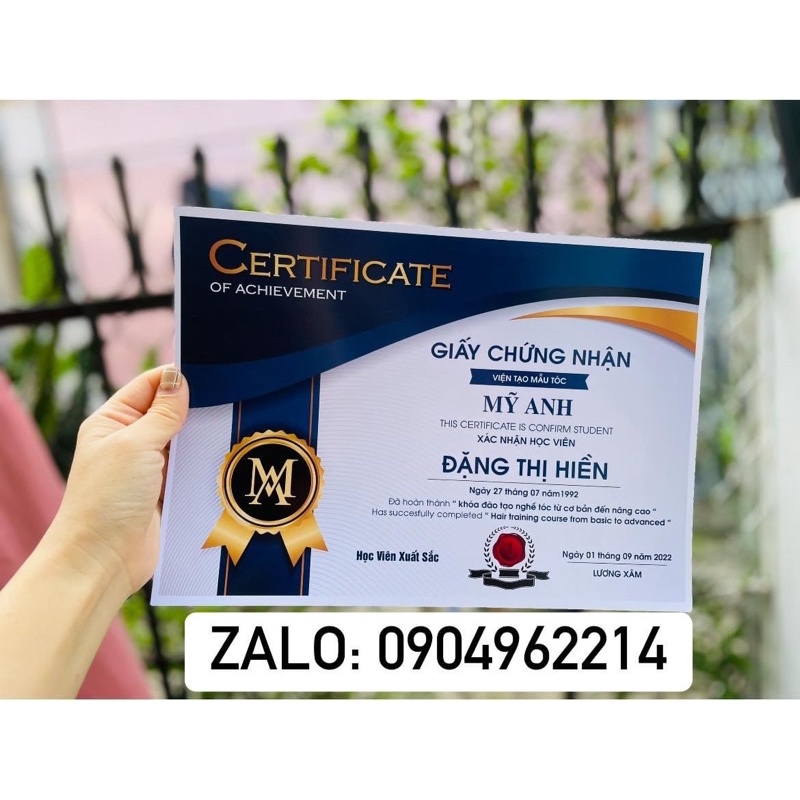 combo 12 hợp đồng + 1 bằng