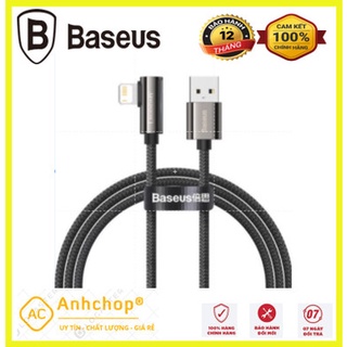 Cáp sạc nhanh baseus calcs-01 legend series elbow fast charging data cable usb to ip 2.4a 1m 2m