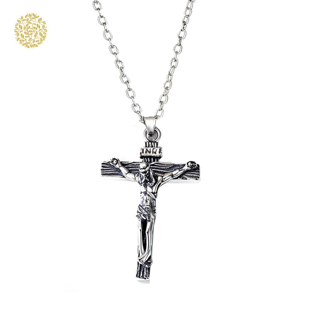 Dây chuyền mặt hình thánh giá phong cách thời trang retro