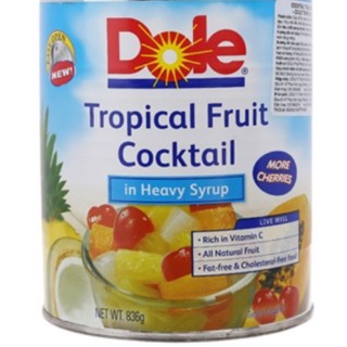 Cocktail trái cây nhiệt đới Dole lon 836g