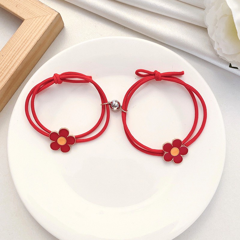 Vòng Đeo Tay Mặt Nam Châm Phong Cách Hàn Quốc Cho Cặp Đôi