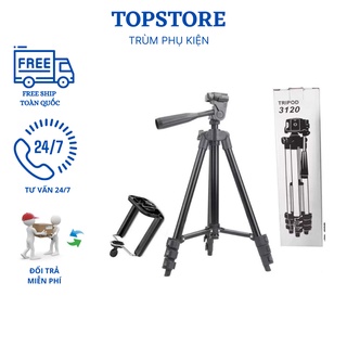 Gậy Chụp Ảnh 3 Chân Tripod Subport Topstore ,Tripod 3120 ,Gậy Livestream ,Selfie – Hàng Chính Hãng