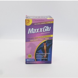 Chính hãng viên uống MAXXGLU bổ xương khớp, bổ sung glucosamin, giảm đau nhức xương khớp - Hộp 60 viên - Vitalcare