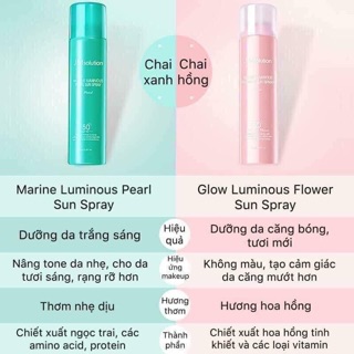 XỊT CHỐNG NẮNG JMSOLUTION