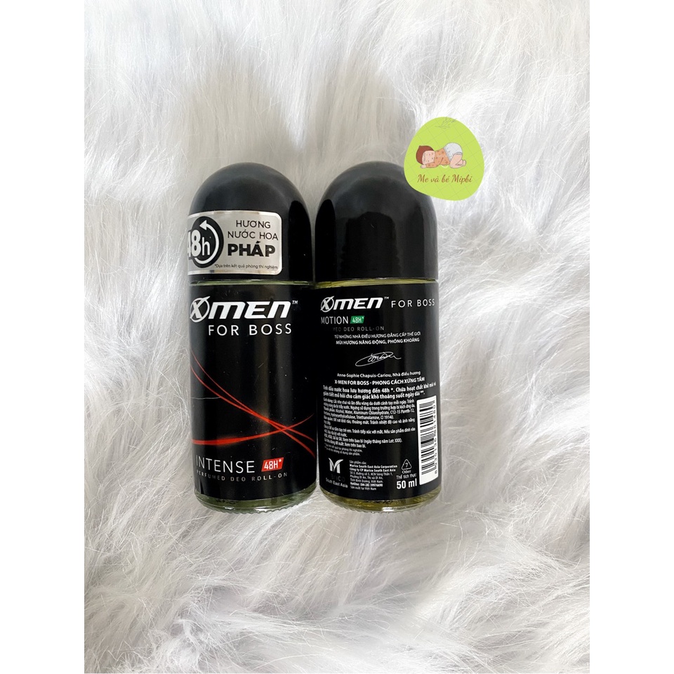 Lăn khử mùi XMEN For Boss 50ml hương nước hoa -phong cách xứng tầm