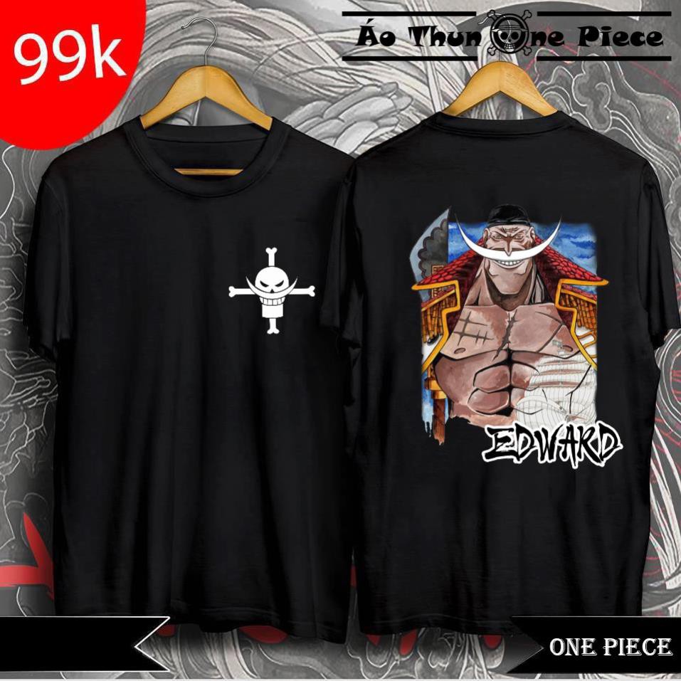 XẢ KHO -Áo Thun In Hình Râu Trắng "White Beard" Đảo Hải Tặc Cực Chất, Cực Đẹp - Áo Thun One Piece