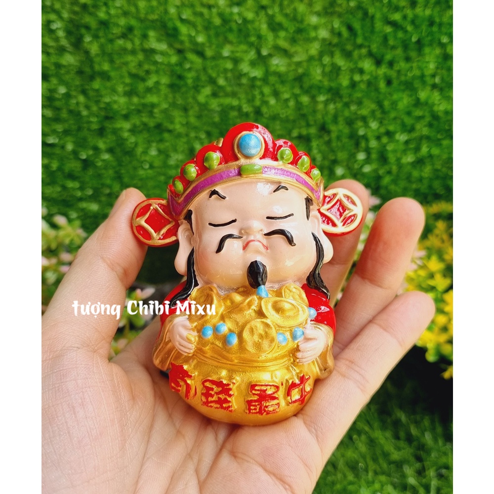 Tượng chibi Thần Tài may mắn 7cm