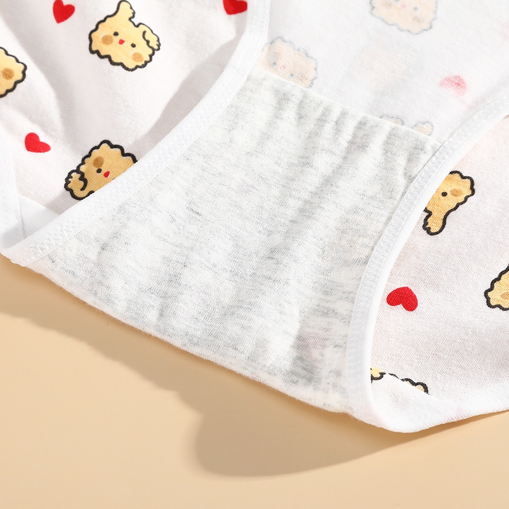 Quần Lót Aijolen Vải Cotton Thoáng Khí In Họa Tiết Thỏ Hoạt Hình Dễ Thương Cho Nữ