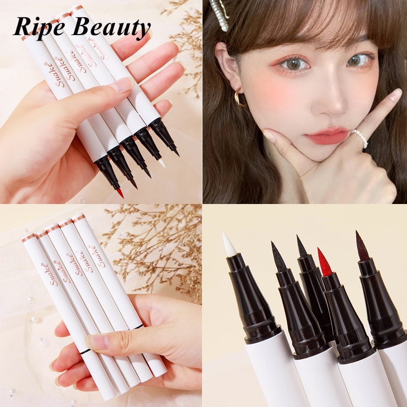 Bút kẻ mắt SUAKE Nét Mảnh Cao Cấp Vỏ Trắng Sang Trọng Lâu Trôi Không Lem Hàng Nội Địa Trung