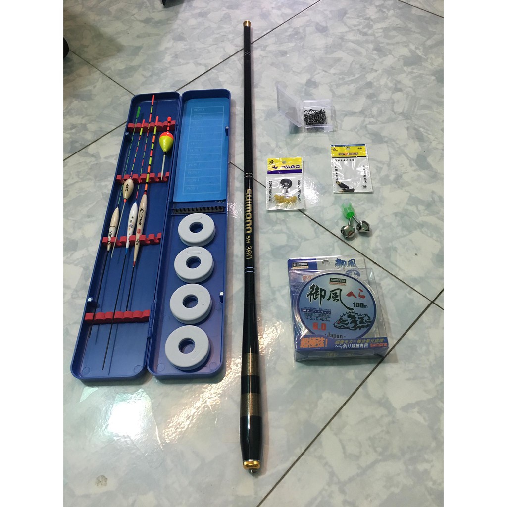 COMBO BỘ CẦN CÂU TAY SHIMANO 5H