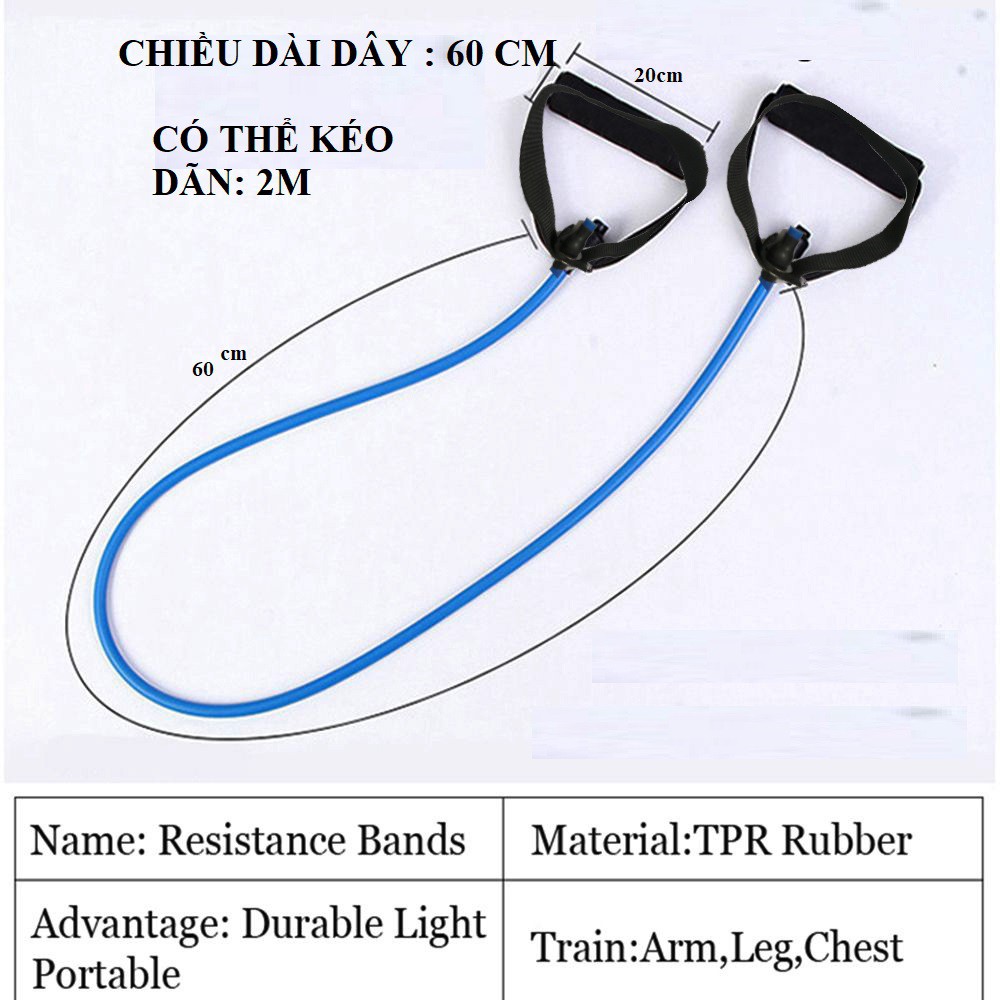 🚚SHIP TOÀN QUỐC🚚Dây Tập Gym Kéo Vai Sau, Trước cho cả chân và đùi