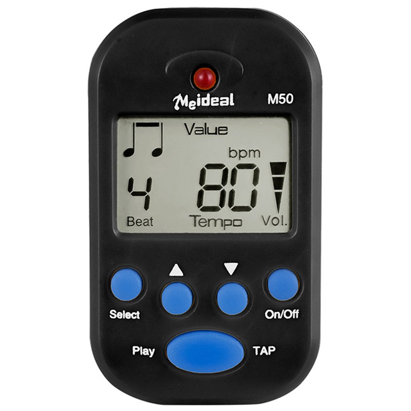 Meideal Mini Professional Metronome M50 Digital LCD Clip-on Digital Tuner for Piano Guitar Accessories Mooer Pedal Guitar 1