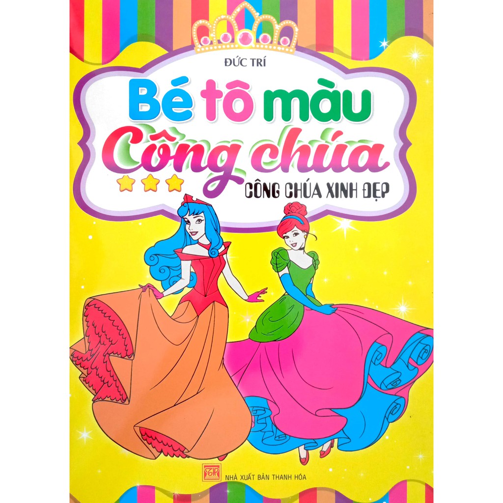 Sách - Bé Tô Màu Công Chúa (Đức Trí) - Combo 4 cuốn