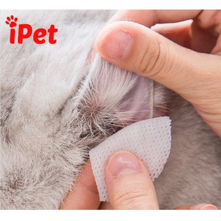 Hộp Bông Lau Vệ Sinh Tai Mắt Cho Chó Mèo - iPet Shop