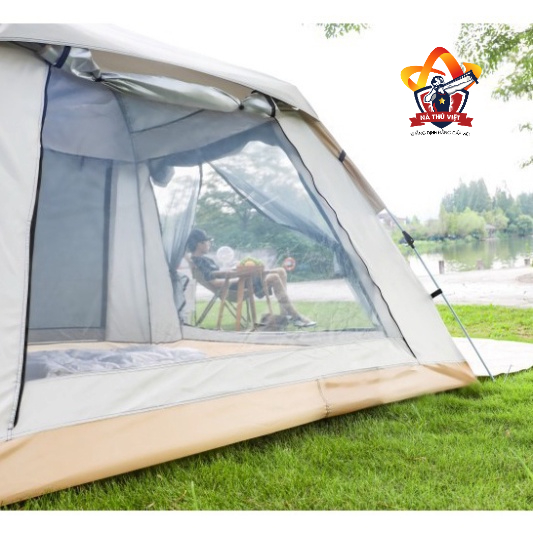 Lều dã ngoại tự bung 4-6 người chống nước chống tia tử ngoại KT 2m4x2m4 - Lều cắm trại du lịch-DCP8