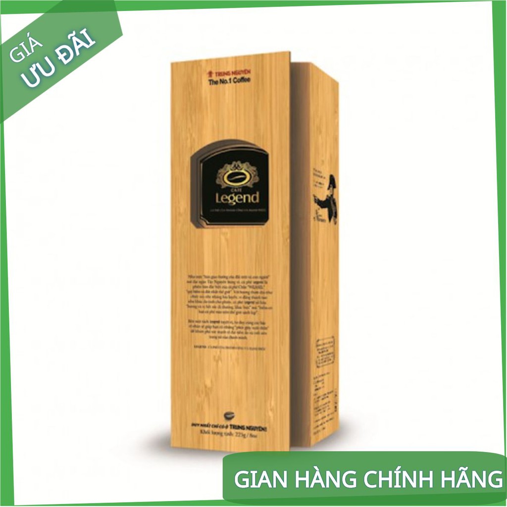 [CHÍNH HÃNG] Cà phê Chồn Legendee Trung Nguyên - Hộp 225 gram - Trung Nguyên Legend