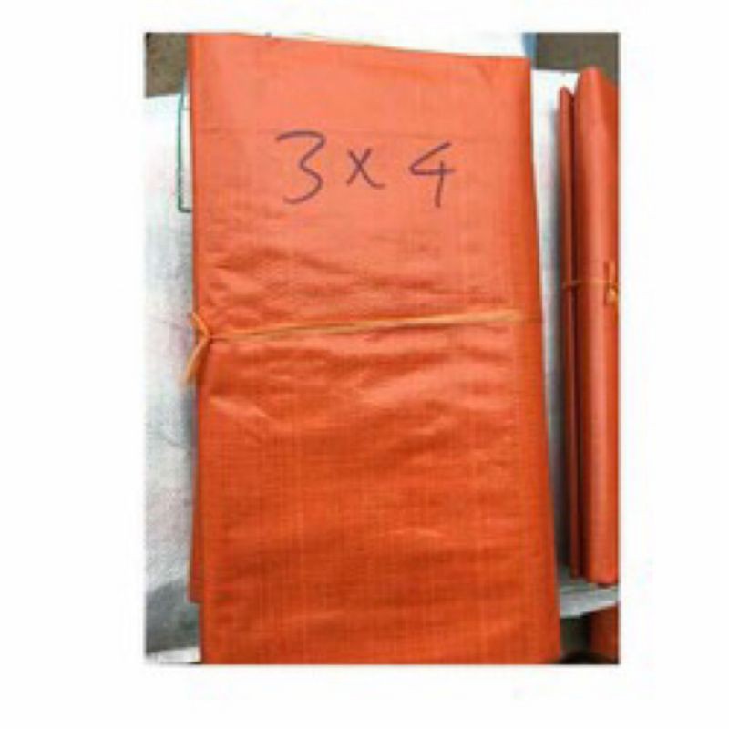 (12m)BẠT XANH CAM KHỔ [ 3 ×4=12 m2 ]