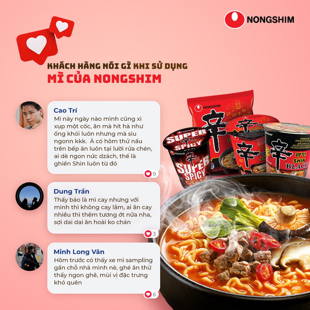 Thế Giới Mì Gói Nội Địa Hàn Quốc Mì Gói Cay NONGSHIM Hàn Quốc Dạng Gói Nhiều Hương Vị Lựa Chọn [Dạng Gói] | BigBuy360 - bigbuy360.vn